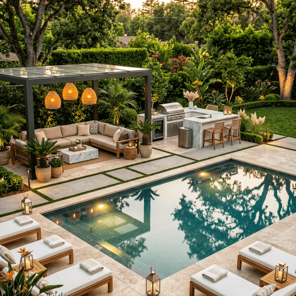 Luxury outdoor furniture and balcony solutions for residential projects