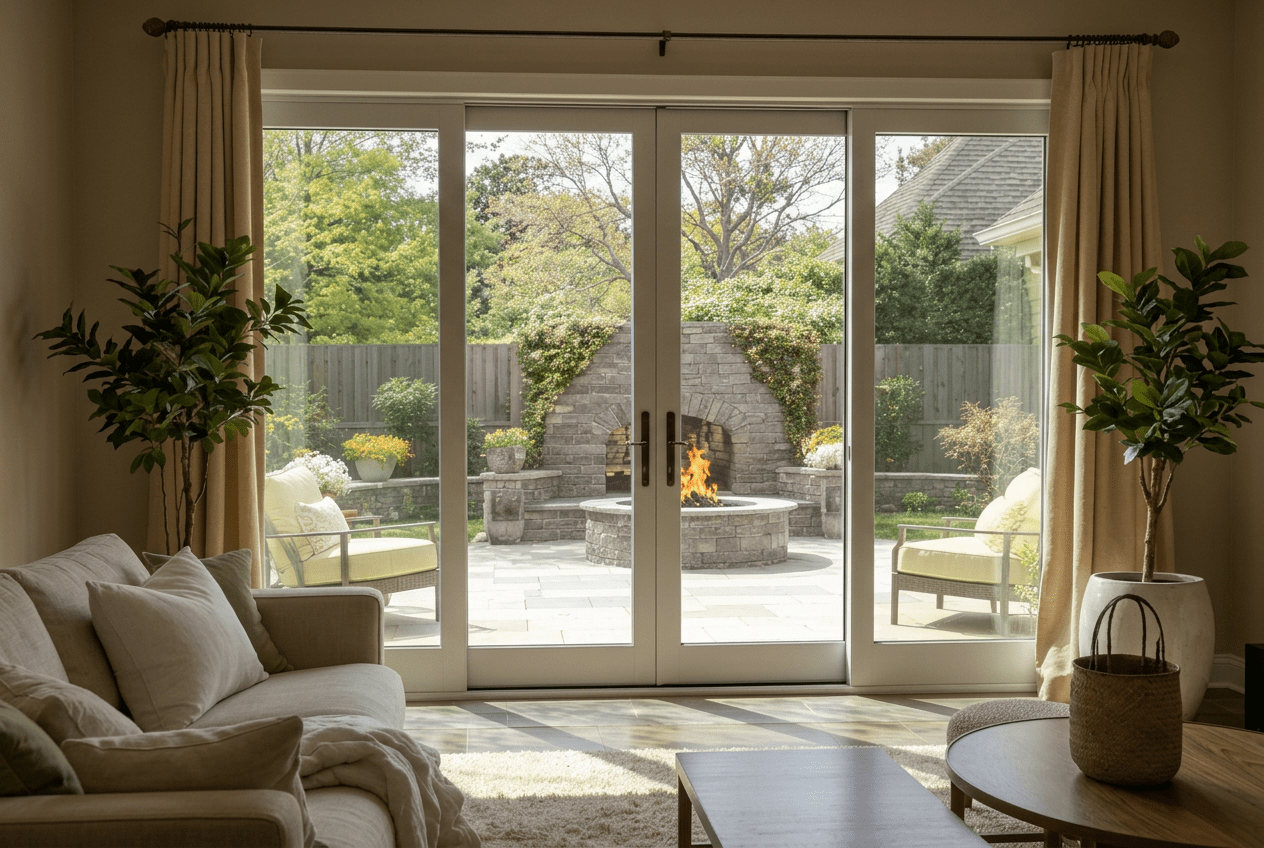 outdoor patio sliding door and window system