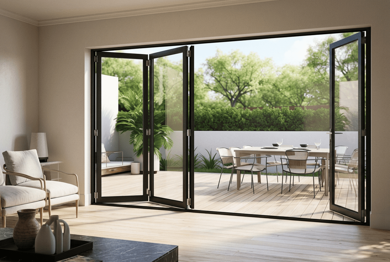 bathroom door and frosted glass window solution
