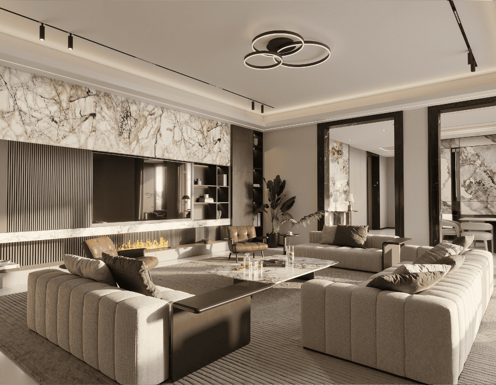 Australia modern villa whole home customization project by George Living