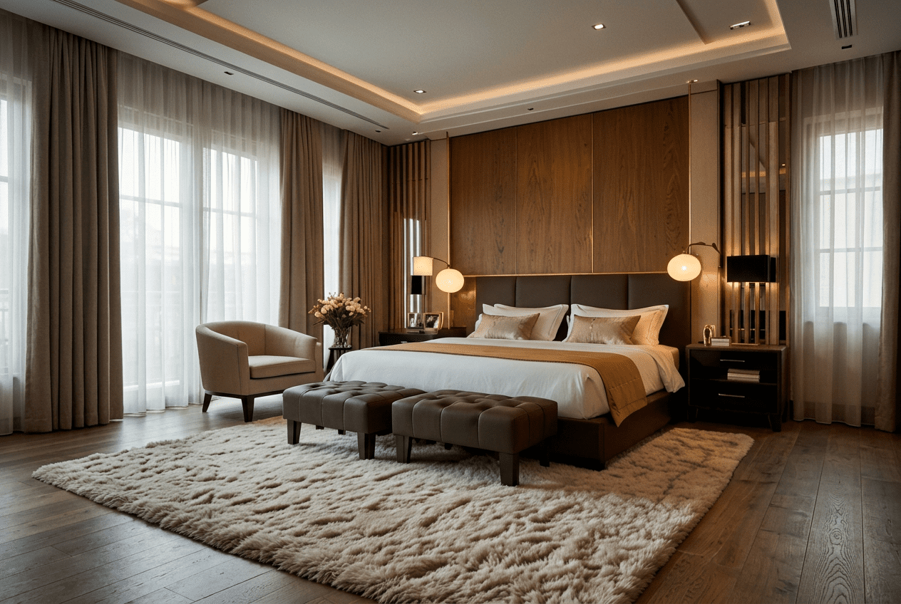 custom master bedroom furniture and wardrobe solution