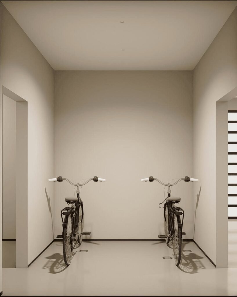 American villa project, Swimming pool And Garage