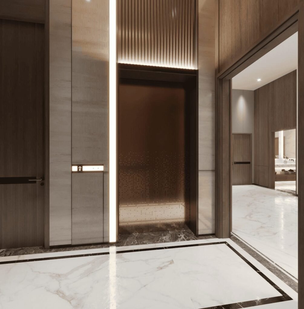 Dubai Luxury Villa, Maid Room, Driver Room & Service Areas