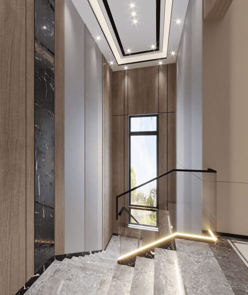 Dubai Luxury Villa, Maid Room, Driver Room & Service Areas