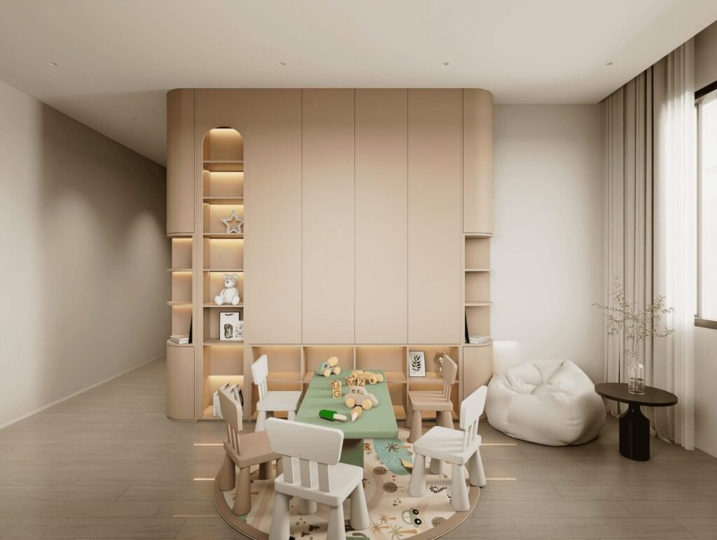 American villa project, Play Room / Play Area