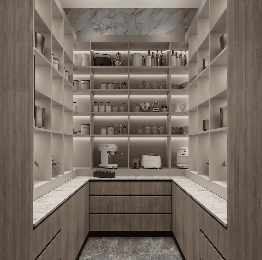 Dubai Luxury Villa, Kitchen & Store
