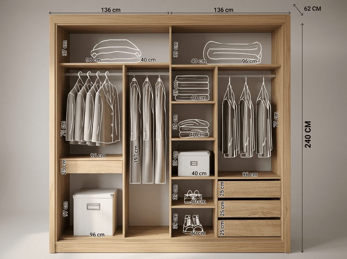 Bedroom & Wardrobe, Products That Can Be Includedin Your Material Plan