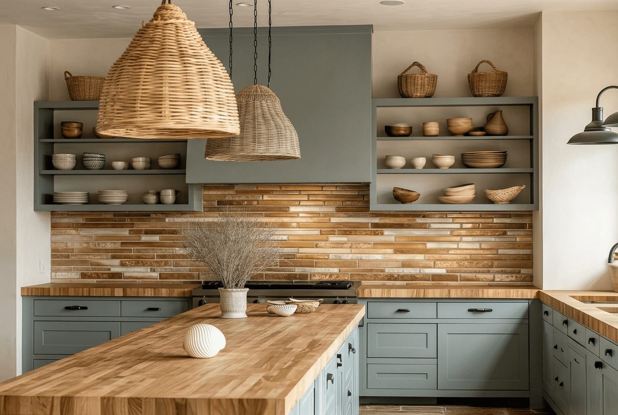 Kitchen and dining combination