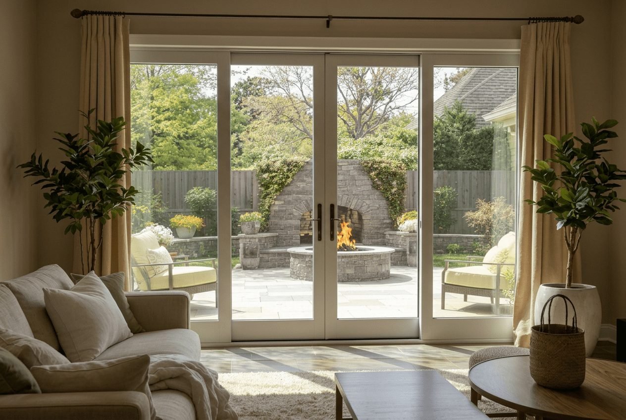 outdoor patio sliding door and window system