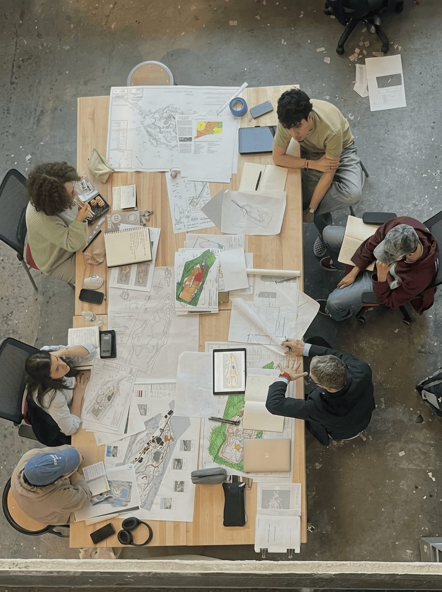 American villa project, Material Selection & Matching