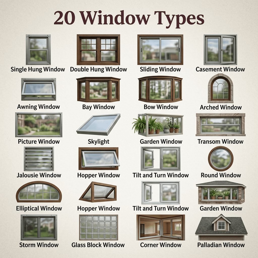Which openings need doors or windows?