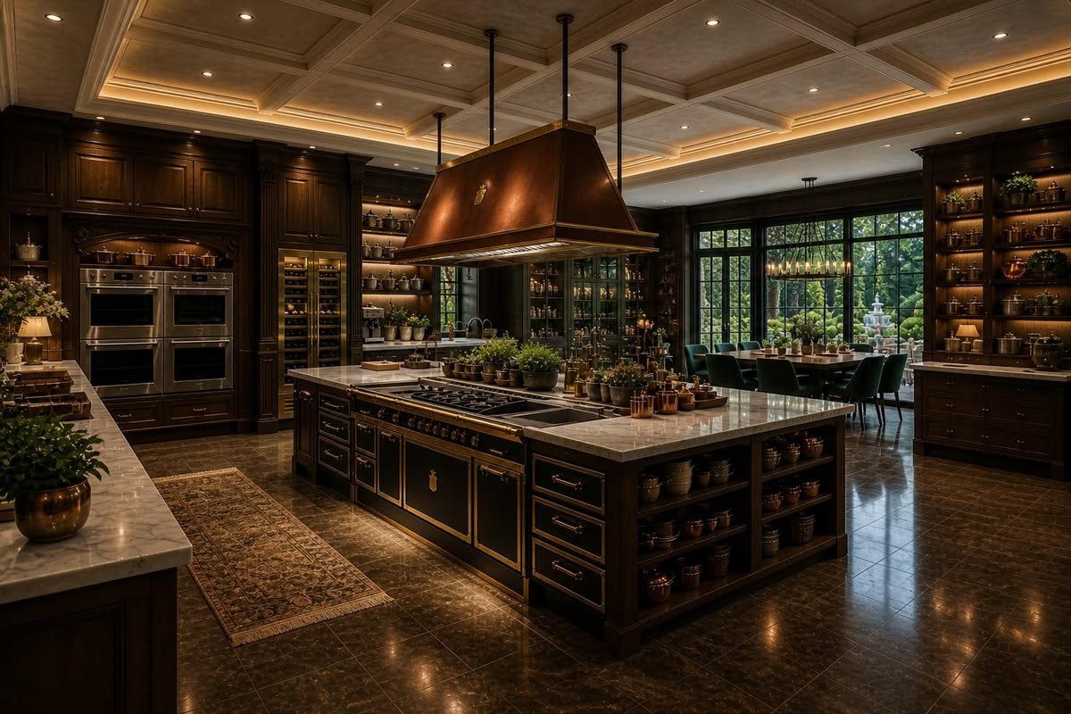 Kitchen and wardrobe