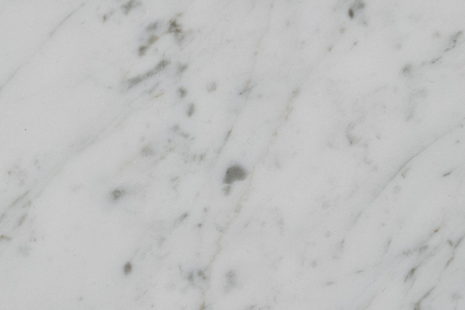 White quartz with soft grey marbling