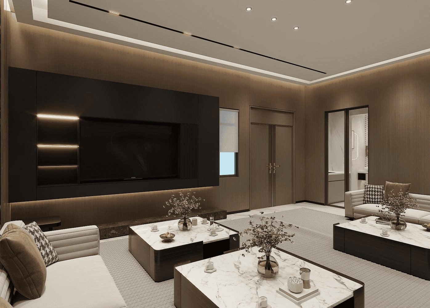 Diwania entrance — Dubai luxury villa