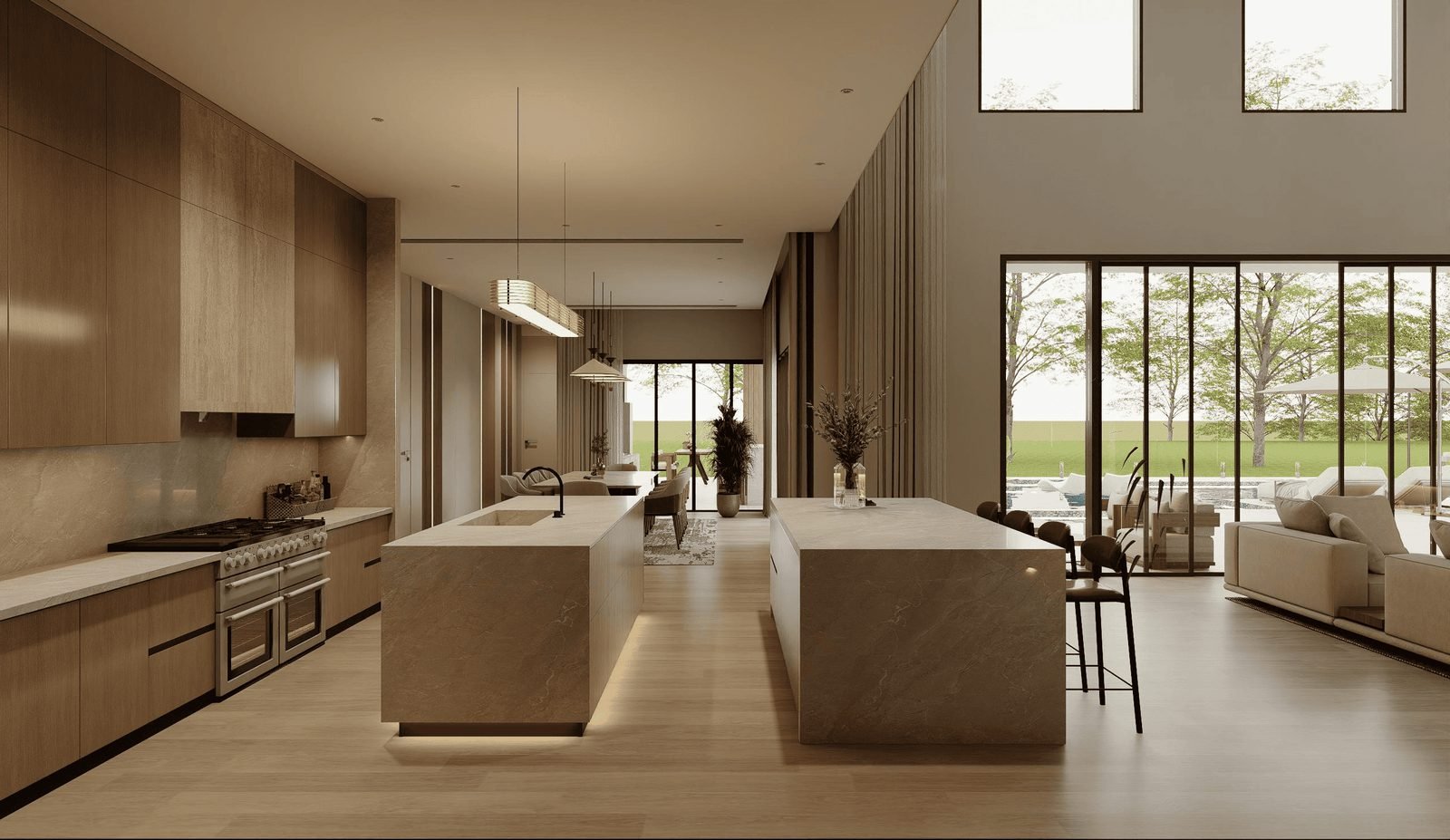 Custom kitchen cabinets — US whole-house project