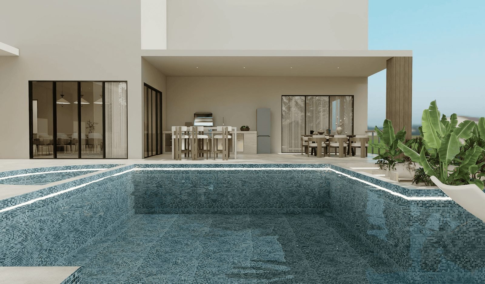 Pool deck flooring — US whole-house project